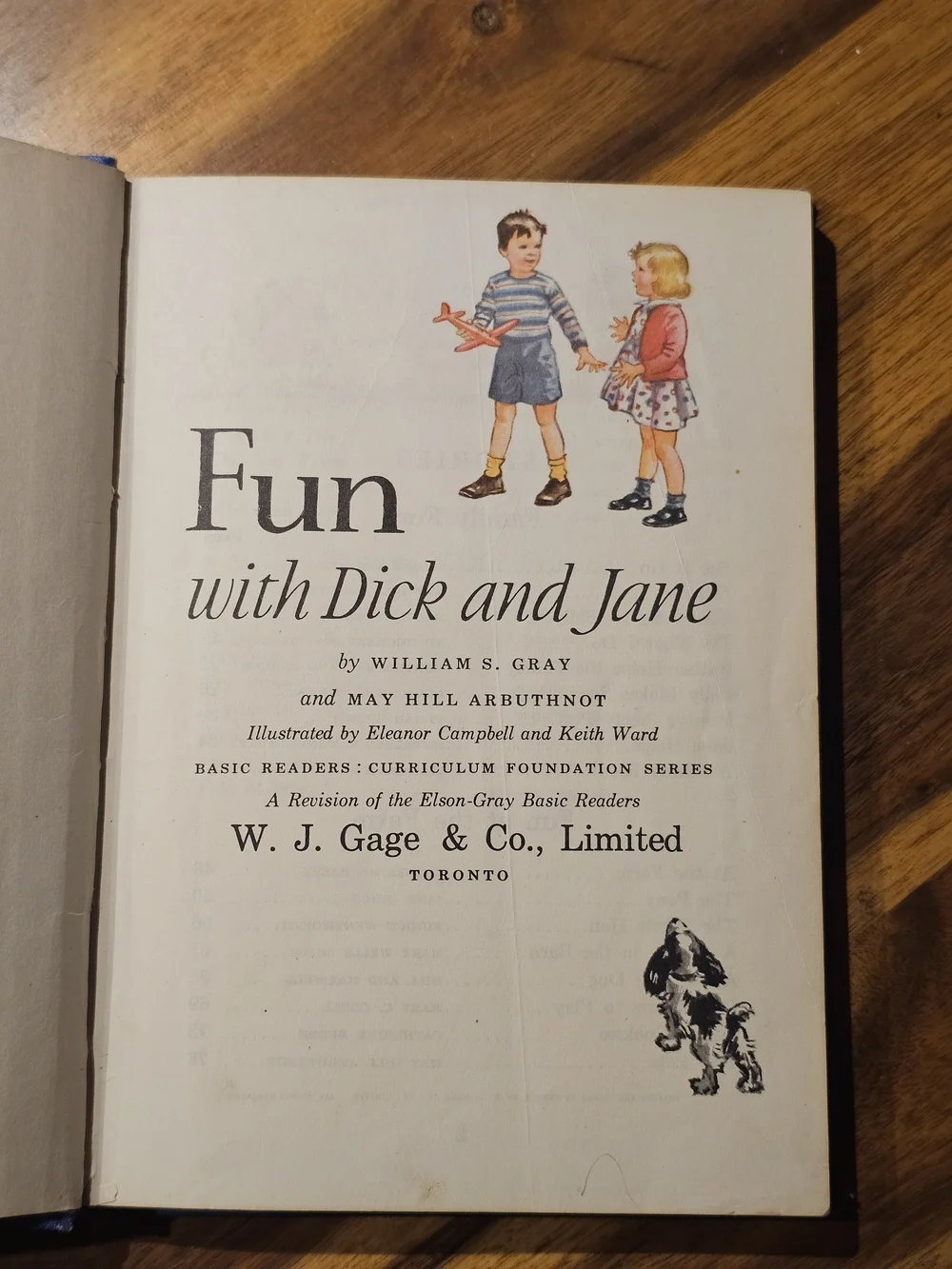 Authentic 1940s Collectible Fun with Dick and Jane Vintage Book - Picture 6 of 6